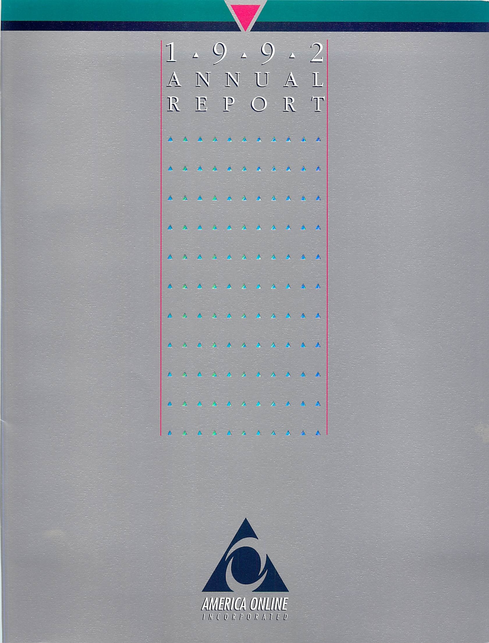 1992 AOL Annual Report
