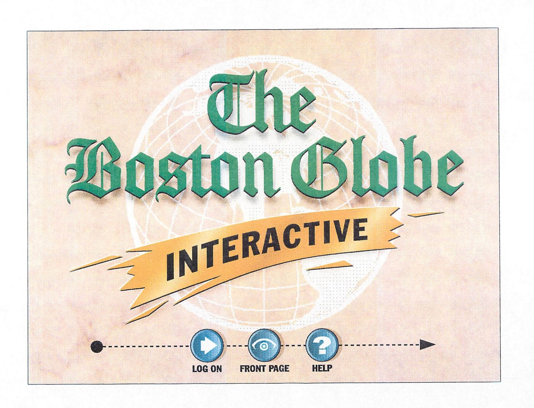 Boston Globe Interactive logo 1994