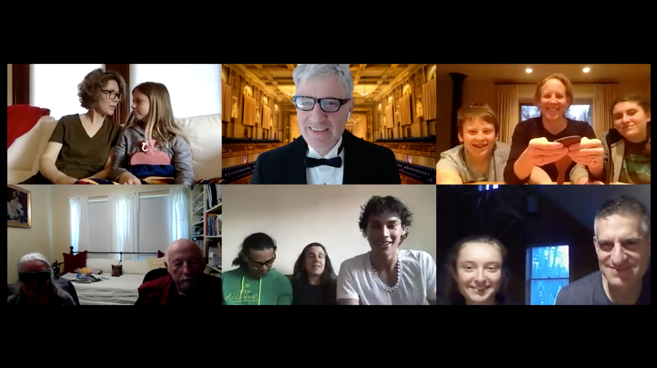 Playing name that tune on zoom - fun for the whole family